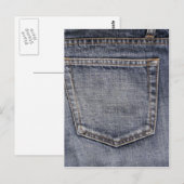 Denim Briefkaart (Voorkant / Achterkant)