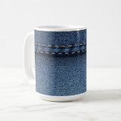 Denim Broek Koffiemok (Voorkant links)