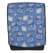 Denim-broekjans, Kittens en Lace Rugtassen (Voorkant)