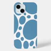 Denim Bule Bubbles Case-Mate iPhone Case (Achterkant)
