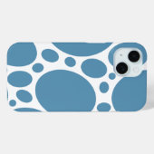 Denim Bule Bubbles Case-Mate iPhone Case (Achterkant (horizontaal))