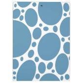 Denim Bule Bubbles Klembord (Achterkant)