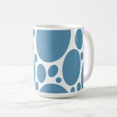 Denim Bule Bubbles Koffiemok (Voorkant rechts)