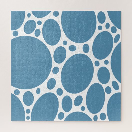 Denim Bule Bubbles Legpuzzel (Verticaal)