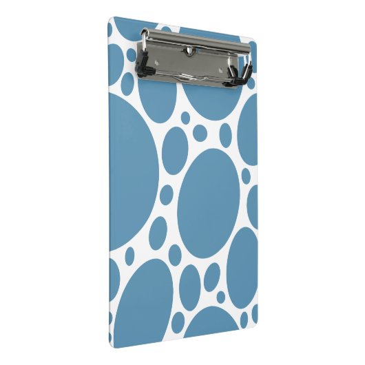 Denim Bule Bubbles Mini Klembord (Schuin)