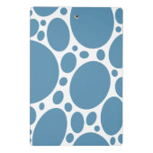 Denim Bule Bubbles Mini Klembord (Achterkant)