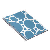 Denim Bule Bubbles Notitieboek (Rechterzijde)