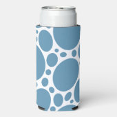 Denim Bule Bubbles Seltzer Blikjeskoeler (Seltzer Achterkant)