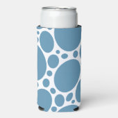 Denim Bule Bubbles Seltzer Blikjeskoeler (Seltzer Voorkant)