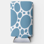 Denim Bule Bubbles Seltzer Blikjeskoeler (Voorkant)