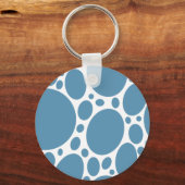 Denim Bule Bubbles Sleutelhanger (Achterkant)