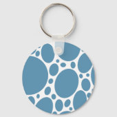 Denim Bule Bubbles Sleutelhanger (Achterkant)