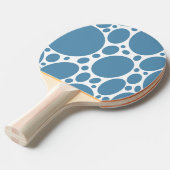 Denim Bule Bubbles Tafeltennisbatje (Voorkant Gekanteld)