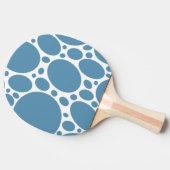 Denim Bule Bubbles Tafeltennisbatje (Zijkant)