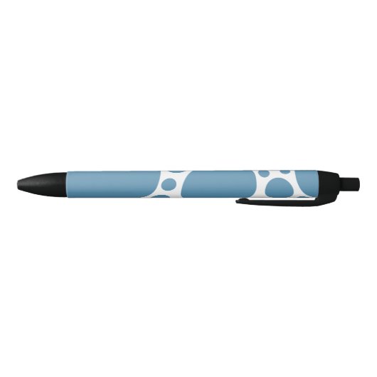Denim Bule Bubbles Zwarte Inkt Pen (Bodem)