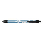 Denim Bule Bubbles Zwarte Inkt Pen (Achterkant)