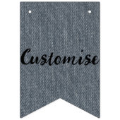 Denim Bunting Banner Flags (Tweede vlag)