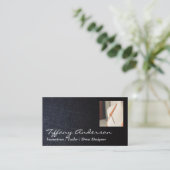 Denim  | Button Needle and Thread | Tailor Visitekaartje (Staand voorkant)