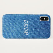 Denim Case-Mate iPhone Case (Achterkant (horizontaal))