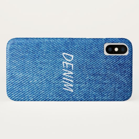 Denim Case-Mate iPhone Case (Achterkant (horizontaal))