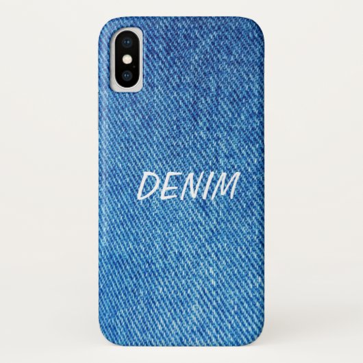 Denim Case-Mate iPhone Case (Achterkant)
