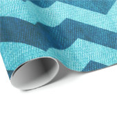 Denim Chevron van Shirley Taylor Cadeaupapier (Rol Hoek)