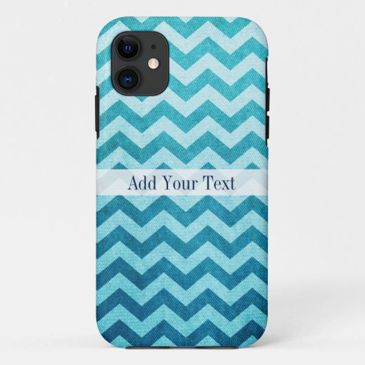 Denim Chevron van Shirley Taylor Case-Mate iPhone Case (Achterkant)