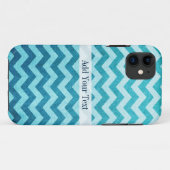 Denim Chevron van Shirley Taylor Case-Mate iPhone Case (Achterkant (horizontaal))