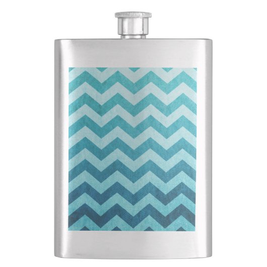 Denim Chevron van Shirley Taylor Heupfles (Voorkant)