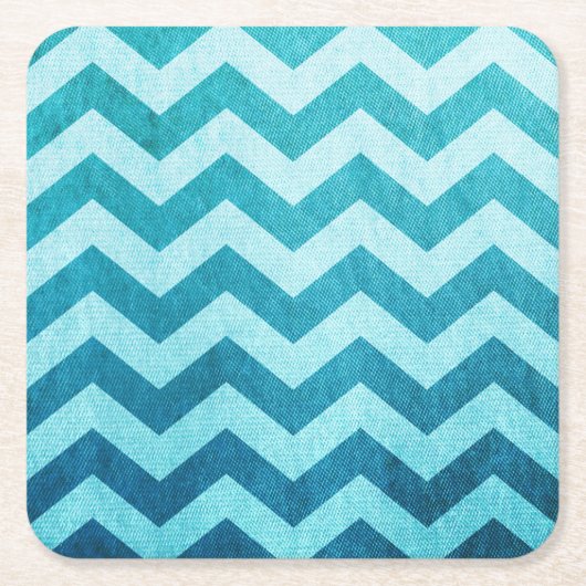 Denim Chevron van Shirley Taylor Kartonnen Onderzetters (Voorkant)