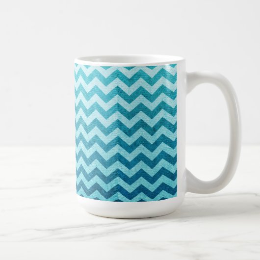 Denim Chevron van Shirley Taylor Koffiemok (Rechts)