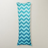 Denim Chevron van Shirley Taylor Lichaamskussen (Voorkant Verticaal)