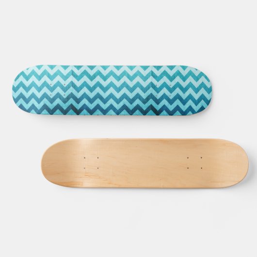 Denim Chevron van Shirley Taylor Skateboard (Horizontaal)
