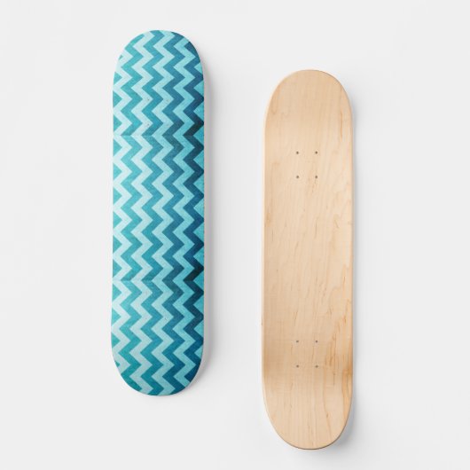 Denim Chevron van Shirley Taylor Skateboard (Voorkant)