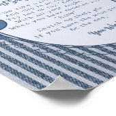 Denim Coquette Bow Blue Jean Dont Say Baby Game Poster (Hoek)