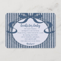 Denim Coquette Strikje Blauwe Spijker Babyboeken v