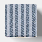 Denim Coquette Strikje Blauwe Spijker Verjaardag F Bedankdoosjes (Bovenkant)