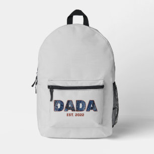 Denim DADA Nieuw Cadeau Voor Papa Bedrukte Rugzak