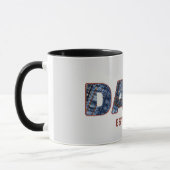 Denim DADA Nieuw Cadeau Voor Papa Mok (Links)