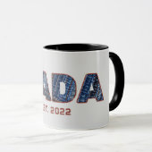 Denim DADA Nieuw Cadeau Voor Papa Mok (Voorkant rechts)