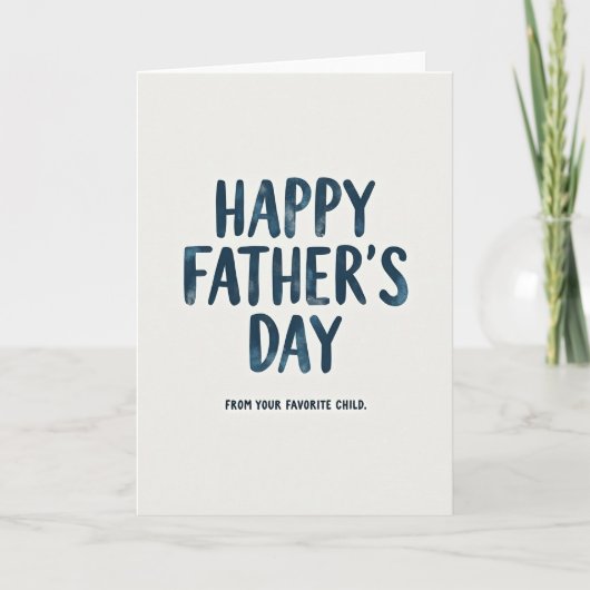 Denim Dads Dag Kaart (Voorkant)