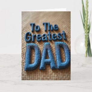 Denim Dads Day Stoffen Kaart