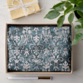 Denim Damask met een hoge densiteit Tissuepapier (Geschenk)