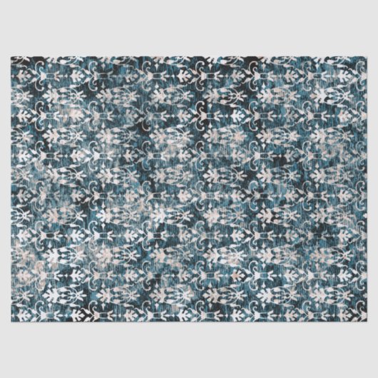 Denim Damask met een hoge densiteit Tissuepapier (Voorkant)