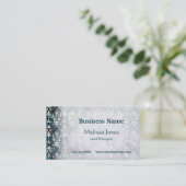 Denim Damask met een hoge densiteit Visitekaartje (Staand voorkant)