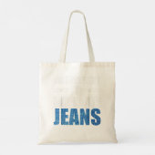 Denim Day Awareness Vraag me waarom ik een spijker Tote Bag (Achterkant)