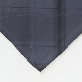 Denim, denim, blauw, lappendeken fleece deken (Hoek)