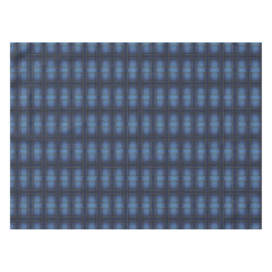 Denim Design Tafelkleed (Voorkant (Horizontaal))