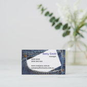 Denim Designed Visitekaartje (Staand voorkant)