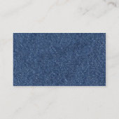 Denim Designed Visitekaartje (Achterkant)